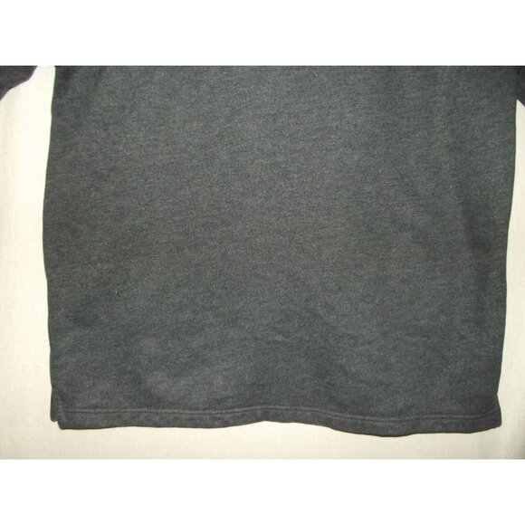 ARROW Pullover Sweatshirt Mens XL Gray Heather Quarter-Zip Sueded Fleece Shirt - Picture 9 of 11